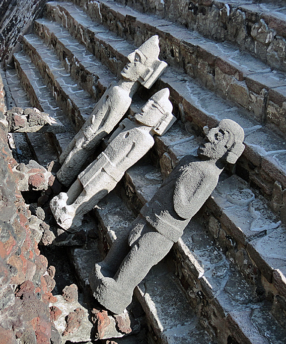 Templo Mayor Mexico City Statues