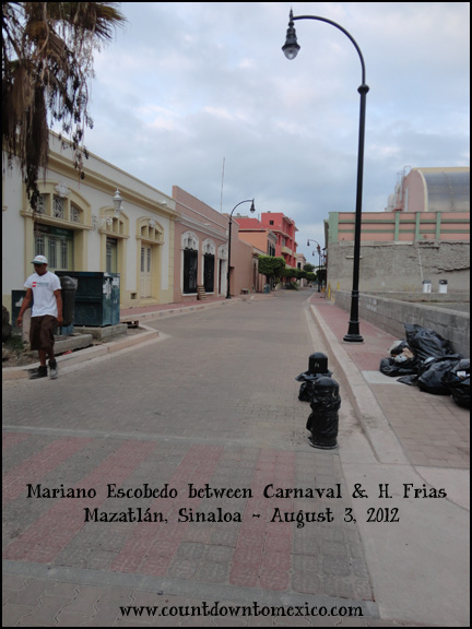 Mazatlan Street Upgrades August 2012