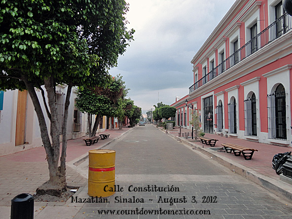 Mazatlan Street Upgrades August 2012