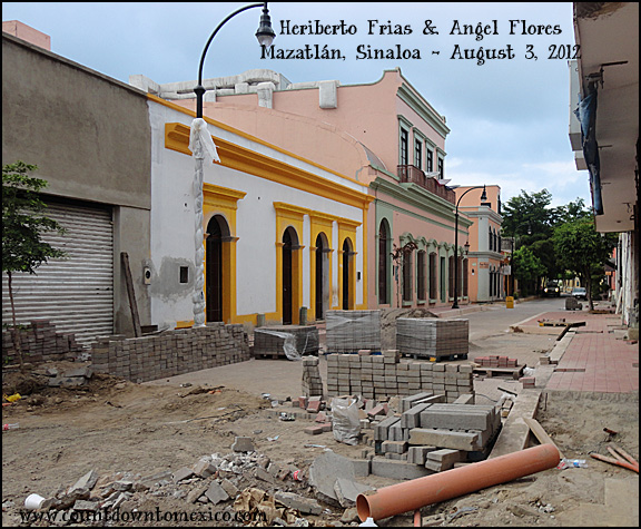 Mazatlan Street Upgrades August 2012