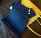 Knitted baby dress