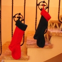 Knitted Christmas stockings