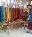 Spinning the wool in Teotitlán del Valle.